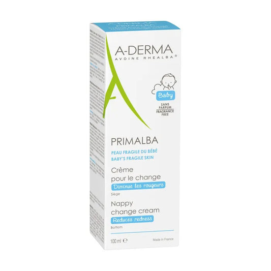 A-derma PRIMALBA - Crème Bébé Pour le Change - Siège - Peaux Fragiles, 100ml