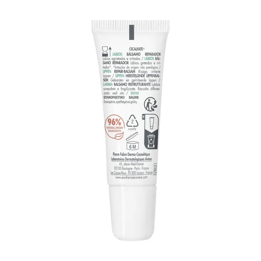 Avène CICALFATE + - Baume Réparateur - Lèvres Gercées et Irritées, 10ml