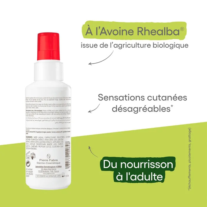 A-derma CUTALGAN - Spray Rafraîchissant Ultra-Calmant - Visage, Corps, Cuir Chevelu - Peaux Irritées, 100ml