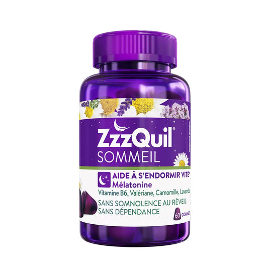 ZzzQuil Sommeil - 30 ou 60 Gommes à mâcher