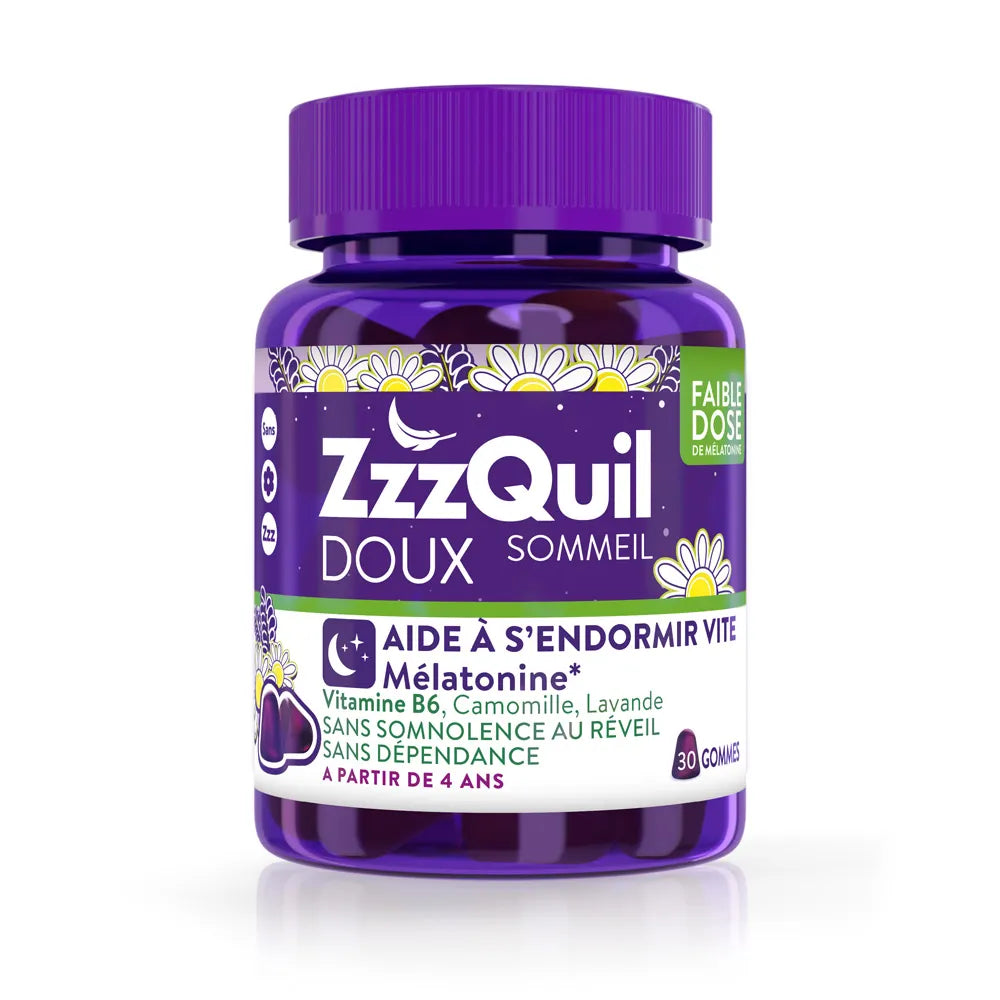 ZzzQuil Doux Sommeil – Gommes Fruits des Bois – Boîte de 30