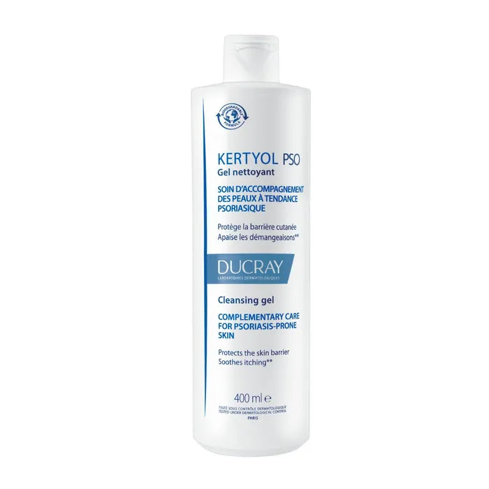 Ducray KERTYOL PSO - Ultra-Rich Cleansing Gel - Body - Psoriatic Skin, 400ml