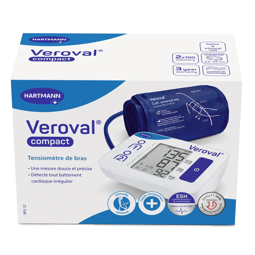 Hartmann Veroval Compact Upper Arm Blood Pressure Monitor