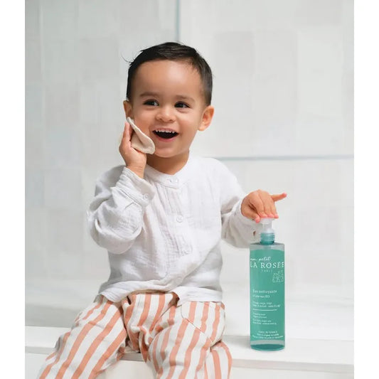 La Rosée MON PETIT - Eau Nettoyante Bébé et Enfant à l'Aloe Vera Bio - Visage, Corps et Siège - Peaux Fragiles, 400ml