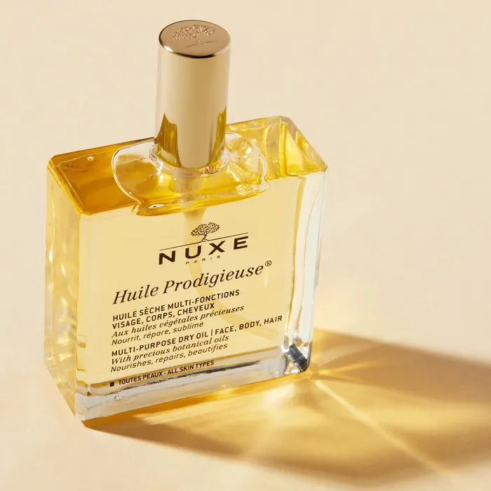 Nuxe HUILE PRODIGIEUSE - Huile Sèche Multi-Fonctions - Tous Types de Peaux, 50ml