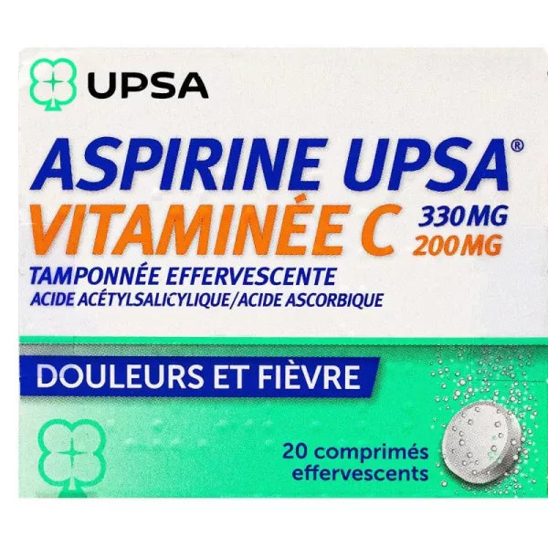 ASPIRINE VIT C UPSA CPR EFF 20