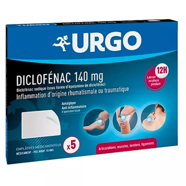 DICLOFENAC UGO 140MG EMPL BT5