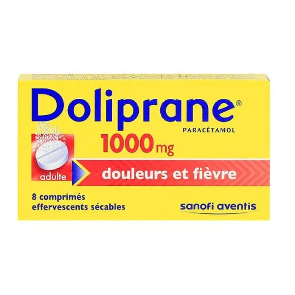 DOLIPRANE 1 000MG CPR EFF SEC 8