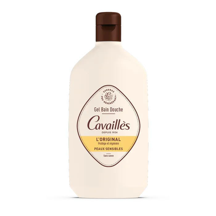 Cavaillès Gel Bain et Douche Surgras Actif - L'Original - Peaux Sensibles, 400ml