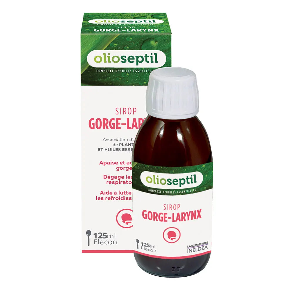Olioseptil Sirop Gorge-Larynx – Flacon 125 ml