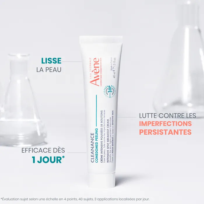 Avène CLEANANCE COMEDOMED PEELING - Crème Intensive Poussées de Boutons - Visage - Peaux à Tendance Acnéique, 40ml