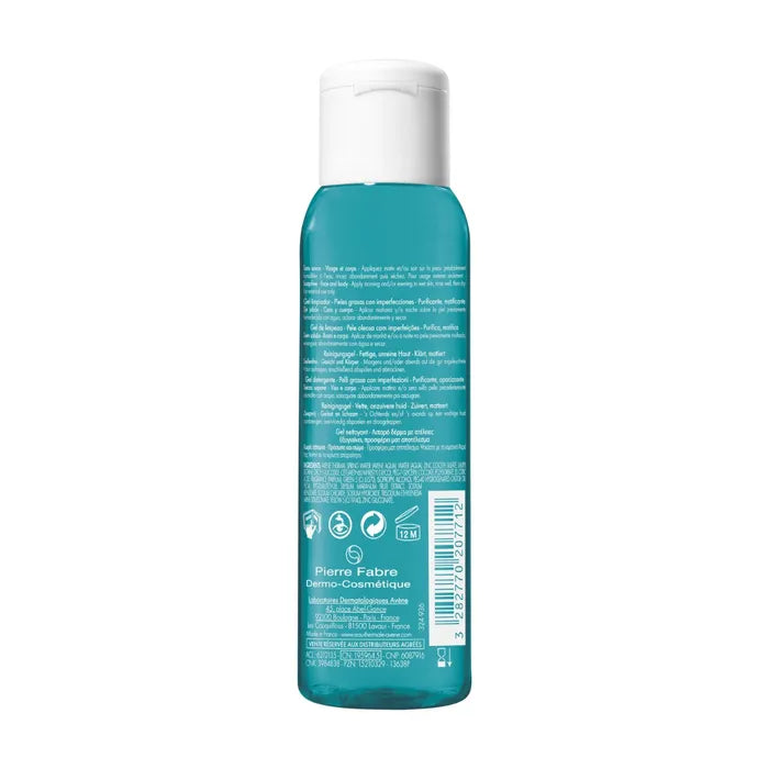 Avène CLEANANCE - Gel Nettoyant Purifiant - Visage et Dos - Peaux Grasses à Imperfections, 100ml