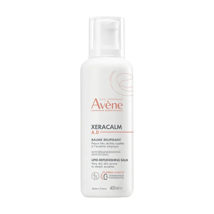 Avène XERACALM A.D - Baume Relipidant - Corps - Peaux Très Sèches à Tendance Atopique, 400ml