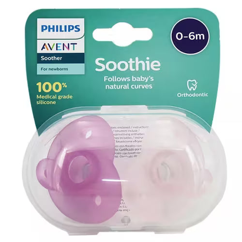 Philips Avent Soothie 0‑6 mois Lot de 2 sucettes