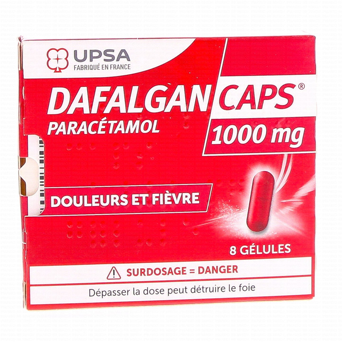 DAFALGANCAPS 1000MG GELULE 8