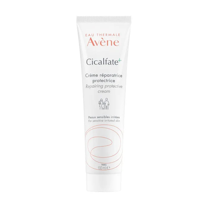 Avène CICALFATE+ - Crème Réparatrice Protectrice - Visage et Corps - Peaux Sensibles Irritées, 100ml