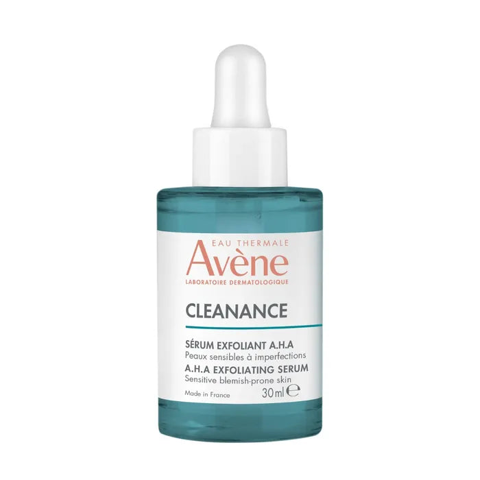 Avène CLEANANCE - Sérum Exfoliant AHA - Visage - Peaux Sensibles à Imperfections, 30ml