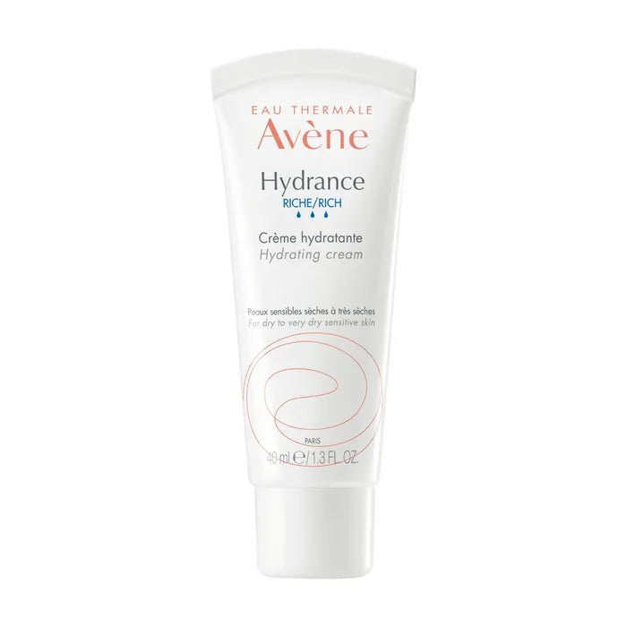 Avène HYDRANCE RICHE - Crème Hydratante - Visage - Peaux Sèches à Très Sèches, 40ml