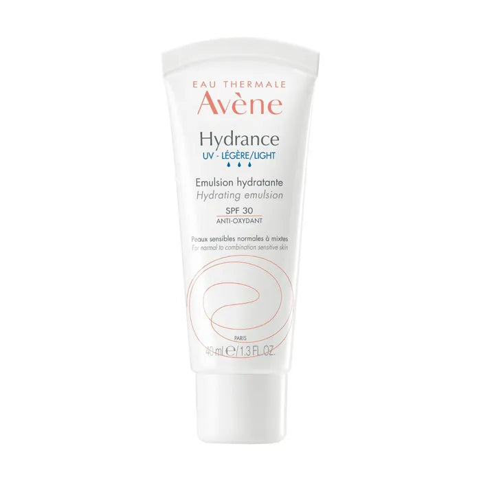 Avène HYDRANCE UV - Émulsion Hydratante Légère SPF30 - Visage - Peaux Normales à Mixtes, 40ml