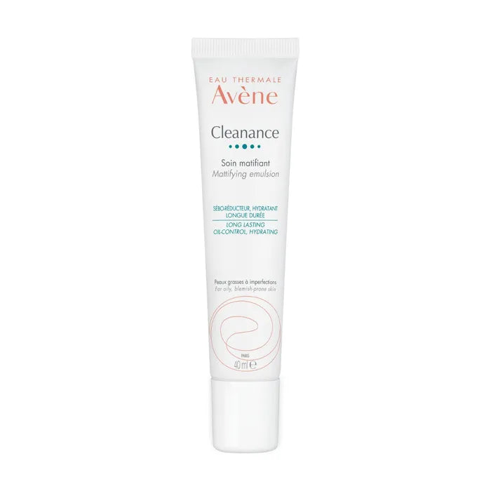 Avène CLEANANCE - Soin Matifiant Sébo-Réducteur Hydratant - Visage - Peaux Grasses à Imperfections, 40ml