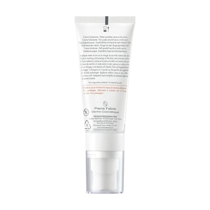 Avène TOLERANCE HYDRA-10 - Crème Hydratante - Visage - Peaux Sensibles Sèches à Très Sèches, 40ml