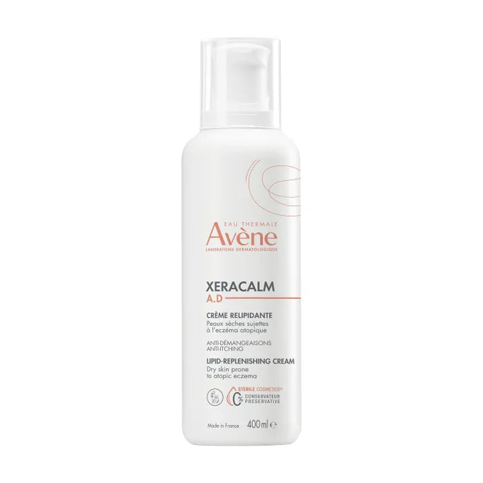 Avène XERACALM A.D - Crème Relipidante - Corps - Peaux Sèches à Tendance Atopique, 400ml