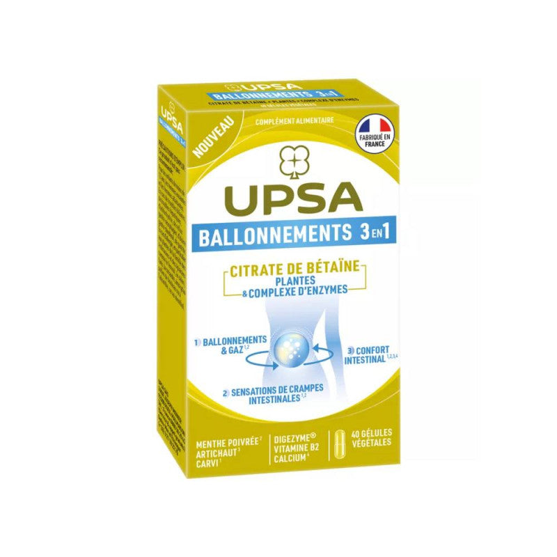 UPSA BALLONNEMENTS 3EN1 GELU40