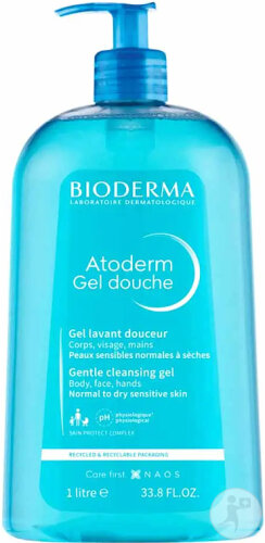 Bioderma Atoderm Gel Douche – Flacon pompe 1 L