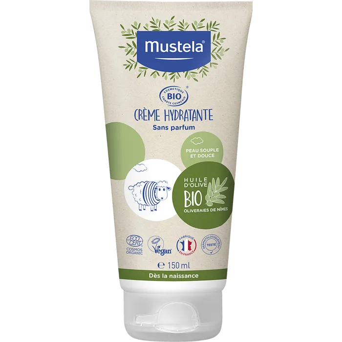Mustela BÉBÉ - Crème Hydratante Bio, 150ml