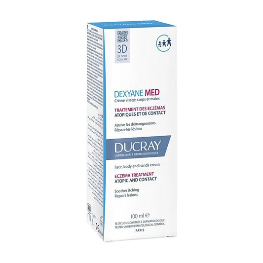 Ducray DEXYANE MED - Crème Réparatrice Apaisante - Visage et Corps - Traitement des Eczémas, 30ml