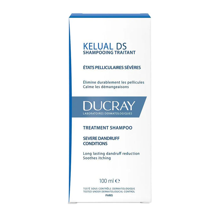 Ducray KELUAL DS - Anti-Dandruff Treatment Shampoo - Severe Itching, 100ml