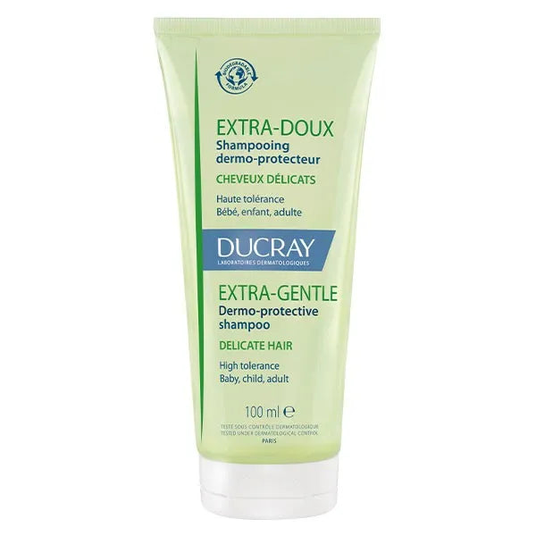 Ducray EXTRA-DOUX - Shampooing Dermo-Protecteur - Cheveux Délicats, 100ml