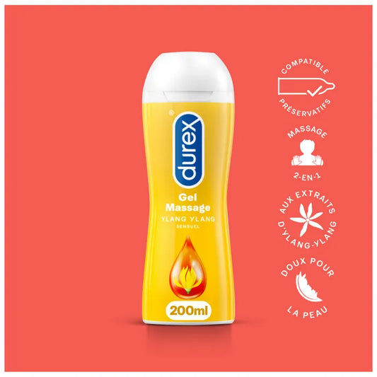 Durex Gel Massage Sensuel Ylang Ylang, 200ml