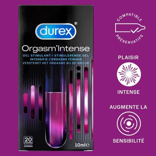 Durex ORGASM' INTENSE - Gel Lubrifiant Stimulant, 10ml