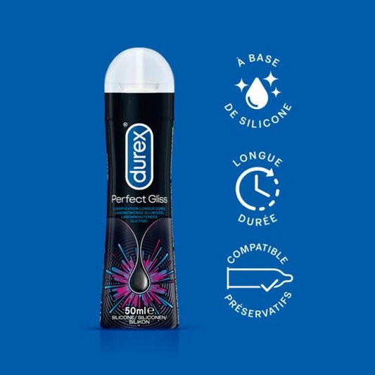 Durex PERFECT GLISS - Gel Lubrifiant Longue Durée, 100ml