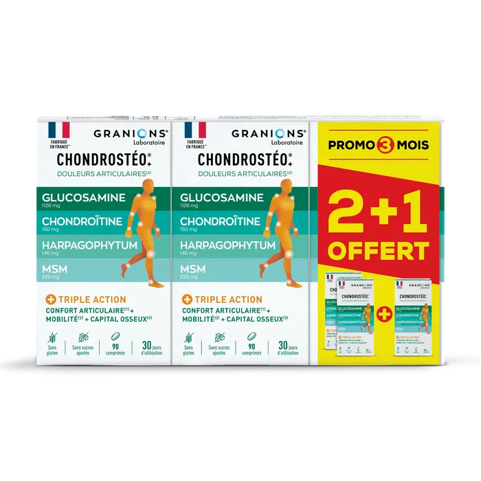 CHONDROSTEO ARTICULATIONS 2+1 OFFERT 3MOI