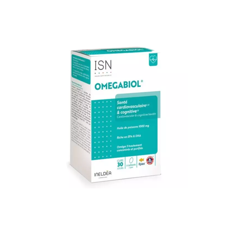 Ineldea Natural Health – Omegabiol® - Box of 60 capsules