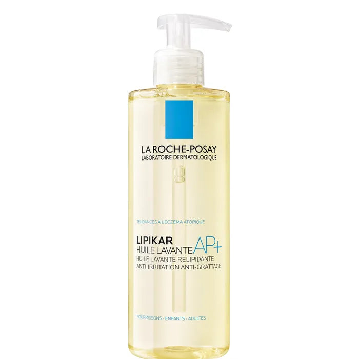 La Roche-Posay LIPIKAR AP+ - Huile Lavante Peaux Tendance Eczema Atopique, 400ml