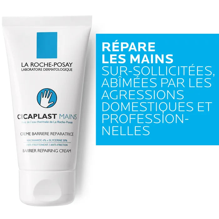 La Roche-Posay CICAPLAST MAINS - Crème Barrière Réparatrice, 50ml