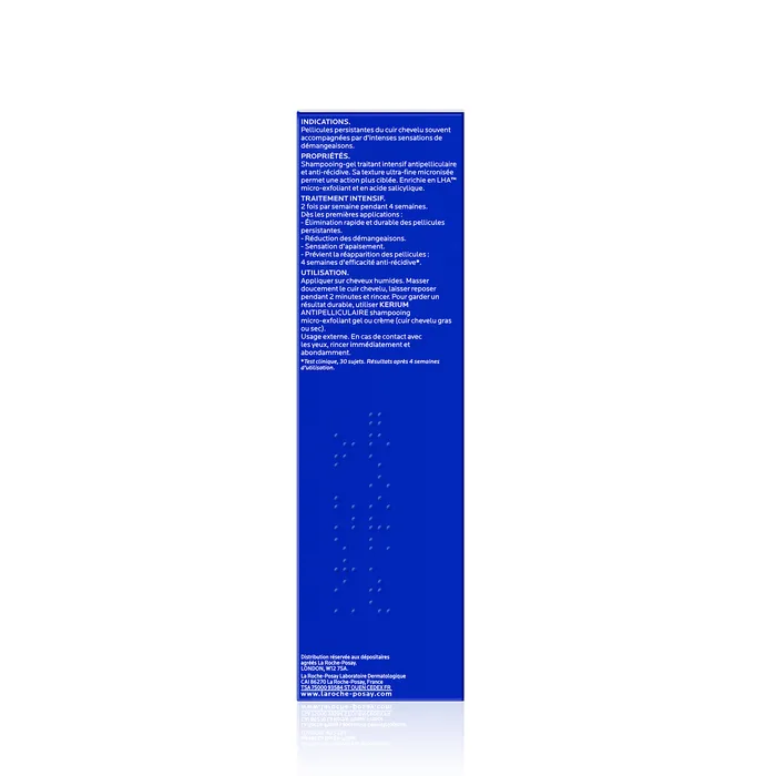 La Roche-Posay KERIUM DS - Shampoing Anti-Pelliculaire Traitant Intensif - Pellicules persistantes, 200 ml