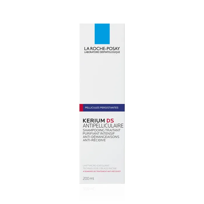 La Roche-Posay KERIUM DS - Shampoing Anti-Pelliculaire Traitant Intensif - Pellicules persistantes, 200 ml