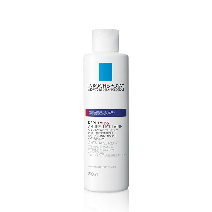 La Roche-Posay KERIUM DS - Shampoing Anti-Pelliculaire Traitant Intensif - Pellicules persistantes, 200 ml
