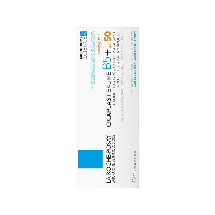 La Roche-Posay CICAPLAST - Baume B5+ SPF50 Ultra-Réparateur Apaisant Anti-Marques, 40ml