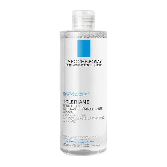 La Roche-Posay TOLERIANE - Eau Micellaire Démaquillante Nettoyante - Peaux Sensibles, Visage Yeux, 400ml