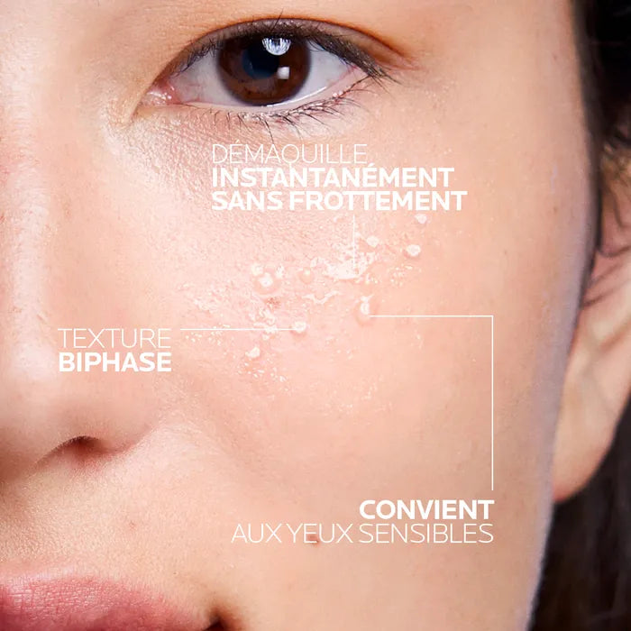 La Roche-Posay TOLERIANE RESPECTISSIME - Démaquillant Yeux Waterproof, 2x125ml