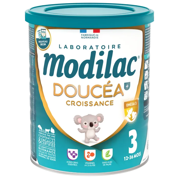 Modilac DOUCEA - Growth Milk 3rd Age - From 12 to 36 months, 800g