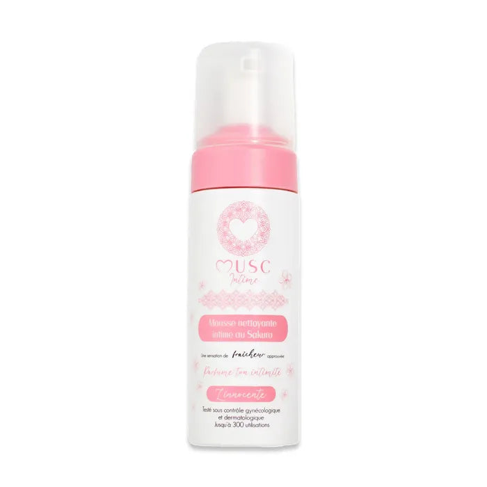 Musc Intime Mousse Nettoyante Intime – Sakura (L’Innocente) 150 ML