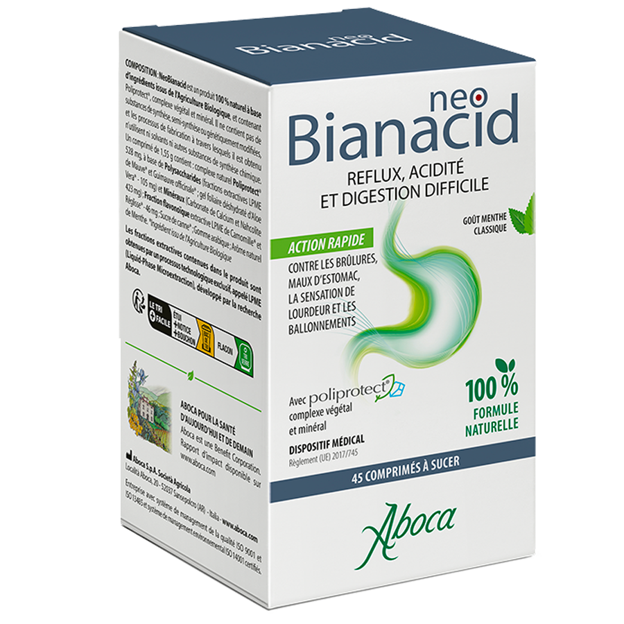 Neobianacid Acid Reflux – 45 comprimés à sucer