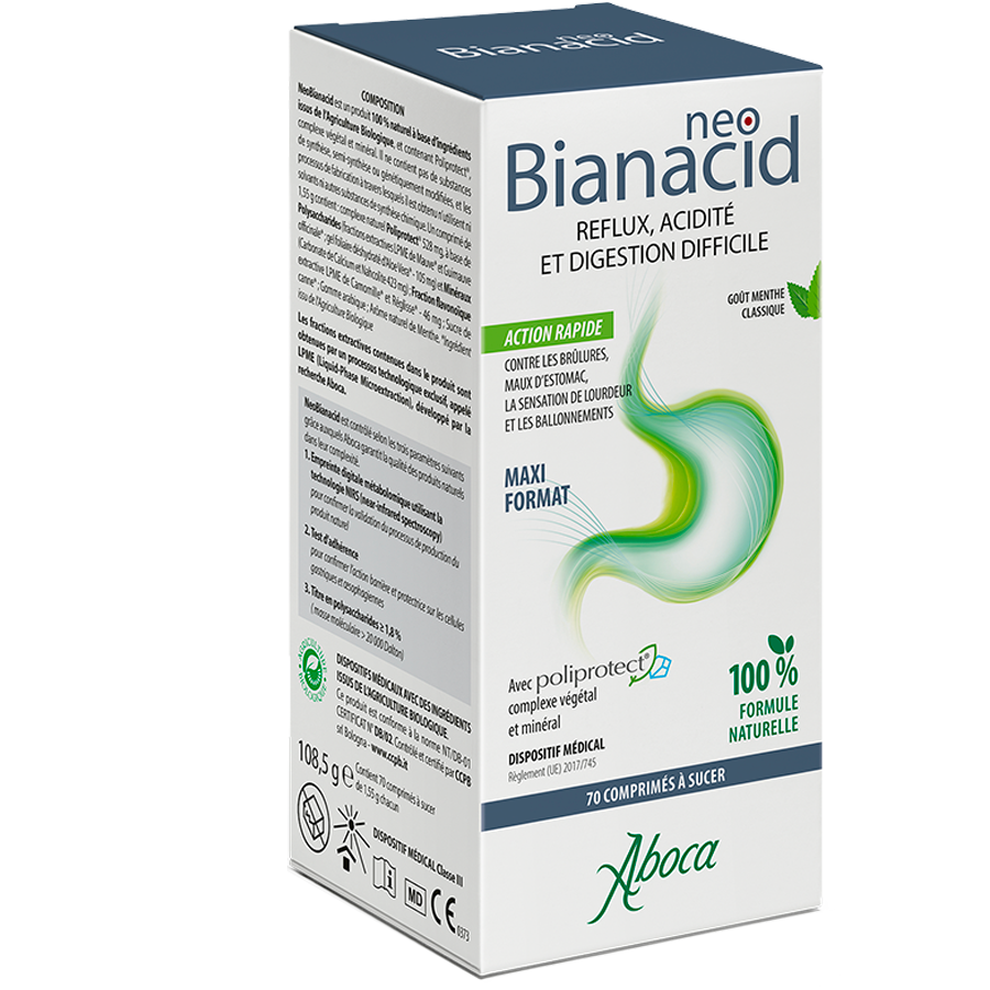 Neobianacid Acid Reflux – 70 comprimés à sucer