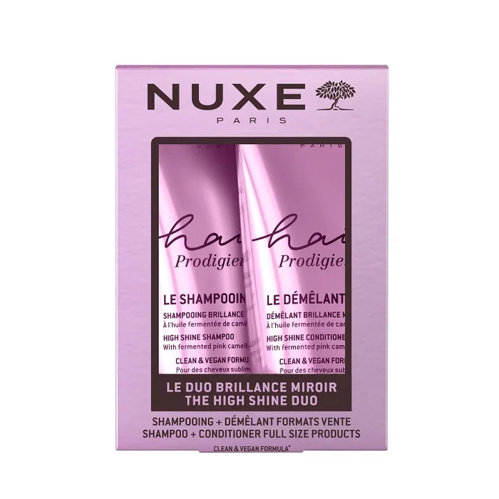 Nuxe HAIR PRODIGIEUX GIFT SET - Mirror Shine Shampoo 200ml + Mirror Shine Conditioner 200ml
